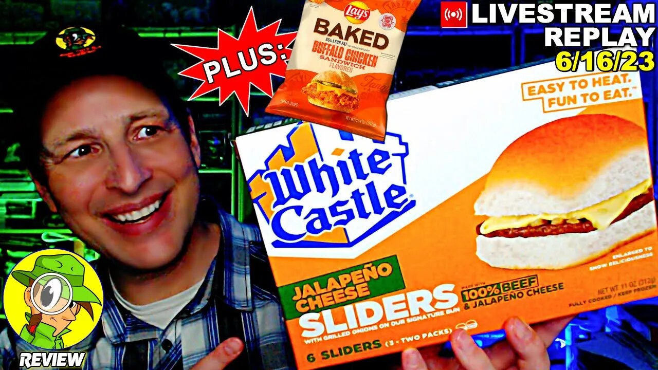 White Castle® JALAPEÑO CHEESE SLIDERS Review 🏰🌶️🧀🍔 Livestream Replay 6.16.23 ⎮ Peep THIS Out! 🕵️‍♂️