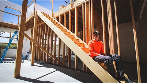 BUILDING A $500 SET OF STAIRS | Full Timelapse