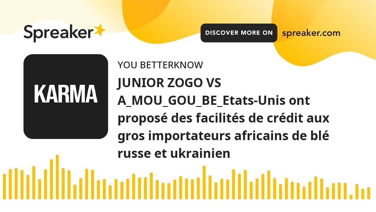 JUNIOR ZOGO VS A_MOU_GOU_BE_Etats-Unis ont proposé des facilités de crédit aux gros importateurs afr