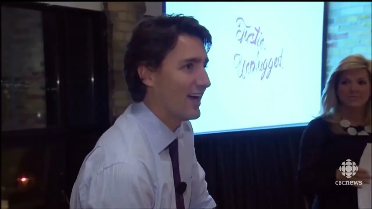 LISTEN CLOSELY. Trudeau outed.