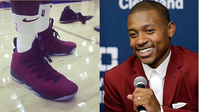 Isaiah Thomas Tried to JACK a Pair of LeBron James' New 15s