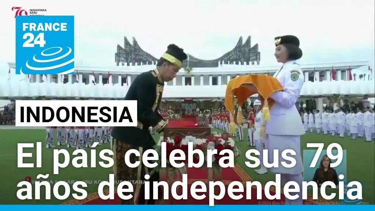 Indonesia conmemora 79 años de independencia en Nusantara, la futura capital del país