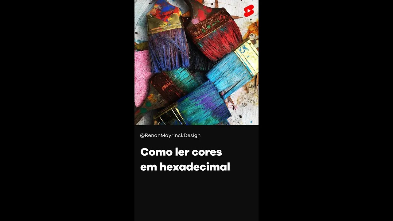 Como ler uma COR em HEXADECIMAL? #shorts