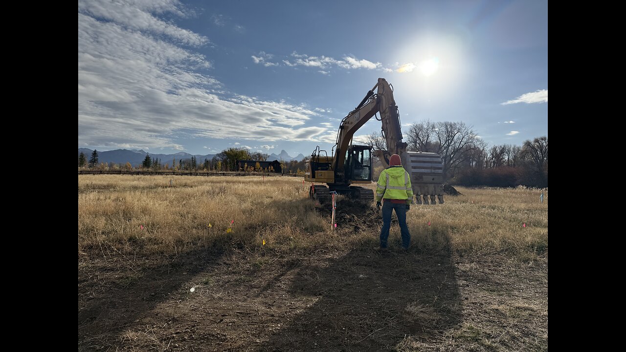 Breaking Ground on the Cabin at May Ranch -10/28/24 -4K