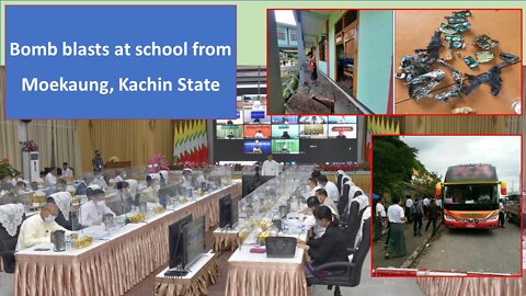 Bomb blasts at school from Moekaung, Kachin State