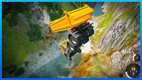 TruckFails | Trucks vs Swim in the river #254 – BeamNG.Drive