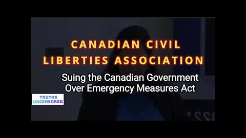 Canadian Civil Liberties Association Suing Government of Canada