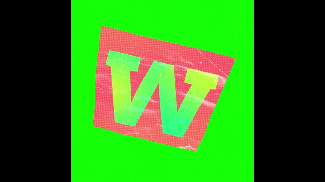 letra W - tela verde @ScanPlay 