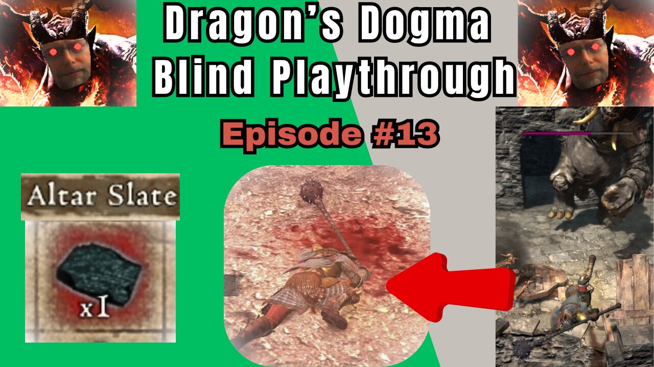 Dragon's Dogma DA: Budjo Blind Playthrough Ep. #13 - The Slate Debacle