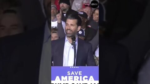 Donald Trump Jr. speaks at Trump Rally in Conroe, Texas