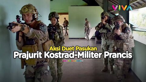 Duet Maut Kostrad TNI 328 dan Militer Prancis Goyang Cilodong