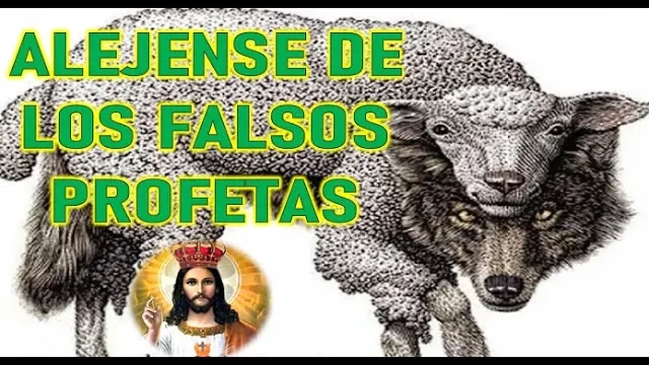 ALEJENSE DE LOS FALSOS PROFETAS - JESUCRISTO REY A DANIEL DE MARÍA