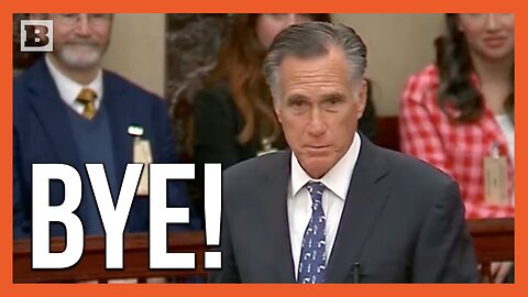 Mitt Romney in Farewell Speech: "I Did Not Achieve Everything I Had Hoped"