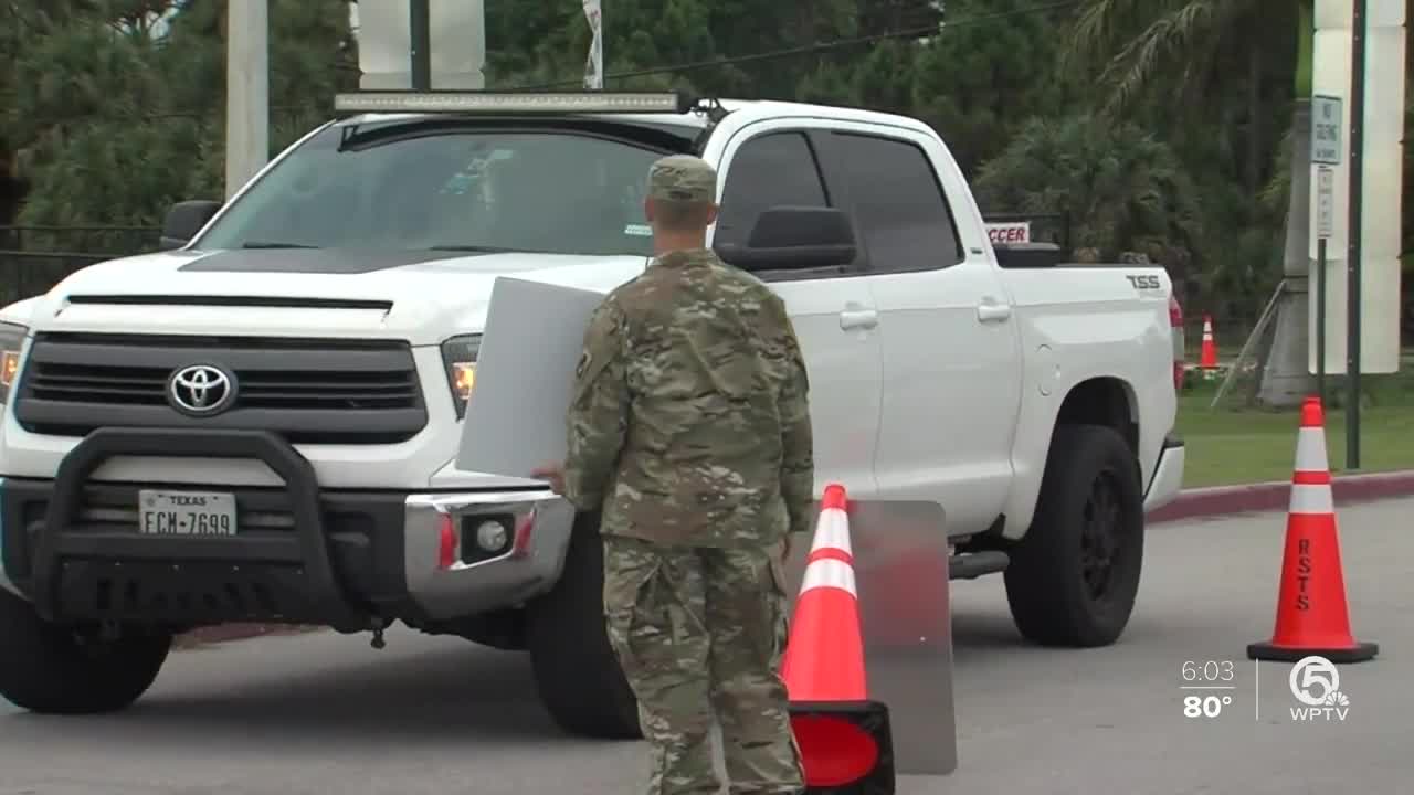 Palm Beach County Health District expands criteria for testing at drive-thru site