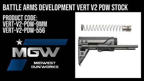 Battle Arms Development Vert V2 PDW Stocks