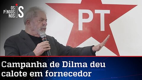 PT tem as contas penhoradas por calote na eleição