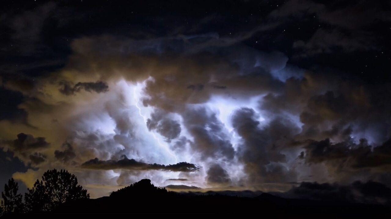 Lightning Over Pikes Peak 2 8-7-2016