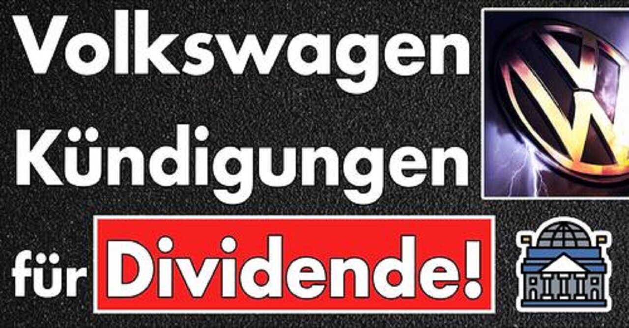 Volkswagen am Abgrund: Jobgarantie weg, Werke weg, Dividende bleibt? Völliger Wahnsinn in Wolfsburg!