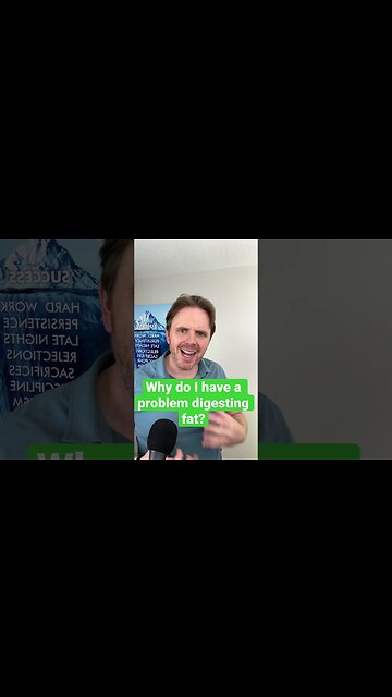Why do you have a problem digesting fat? Dr J will review the reasons in this video. #justinhealth