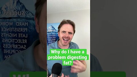 Why do you have a problem digesting fat? Dr J will review the reasons in this video. #justinhealth