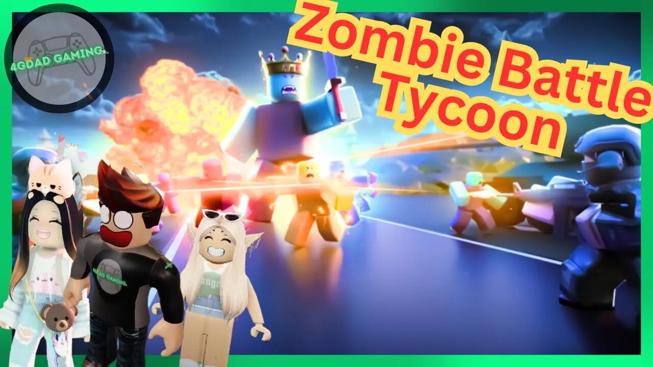 Surviving the ZOMBIE Apocalypse! | Roblox Zombie Battle Tycoon