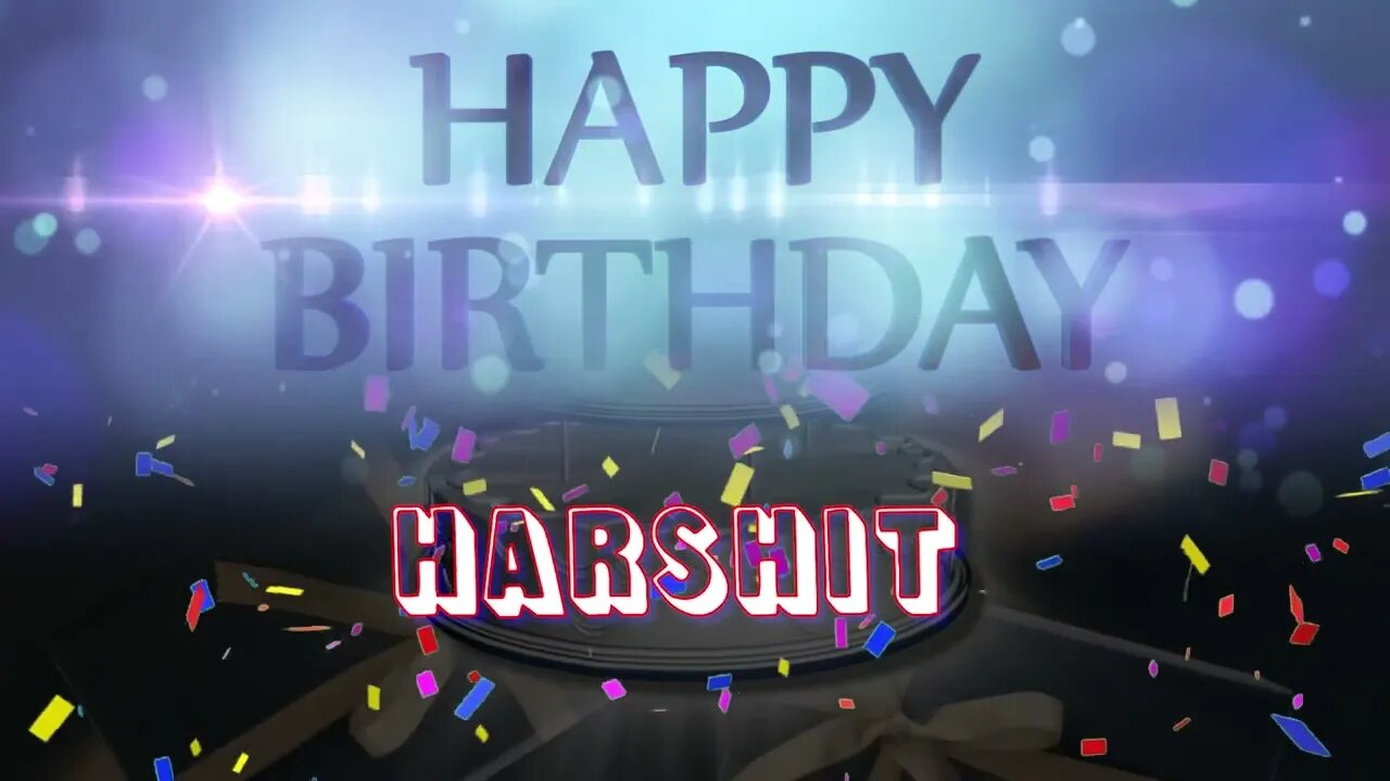 Wish you a very Happy Birthday Harshit from Birthday Bash