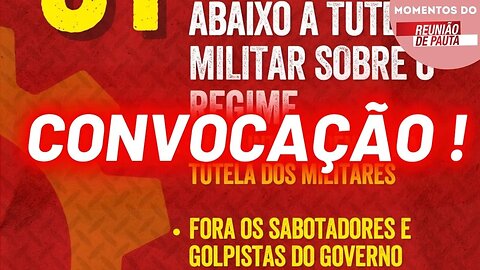 Ato do PCO amanhã, 31/03 Contra a Tutela Militar | Momentos Reunião de Pauta