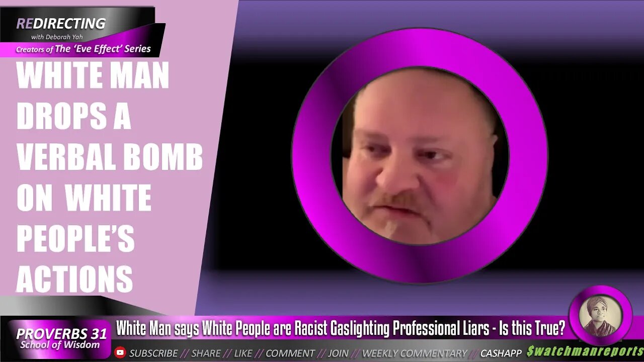 WHlTE Man says WHlTE People are Rac!st GasIighting Professional Liars - Is this True?