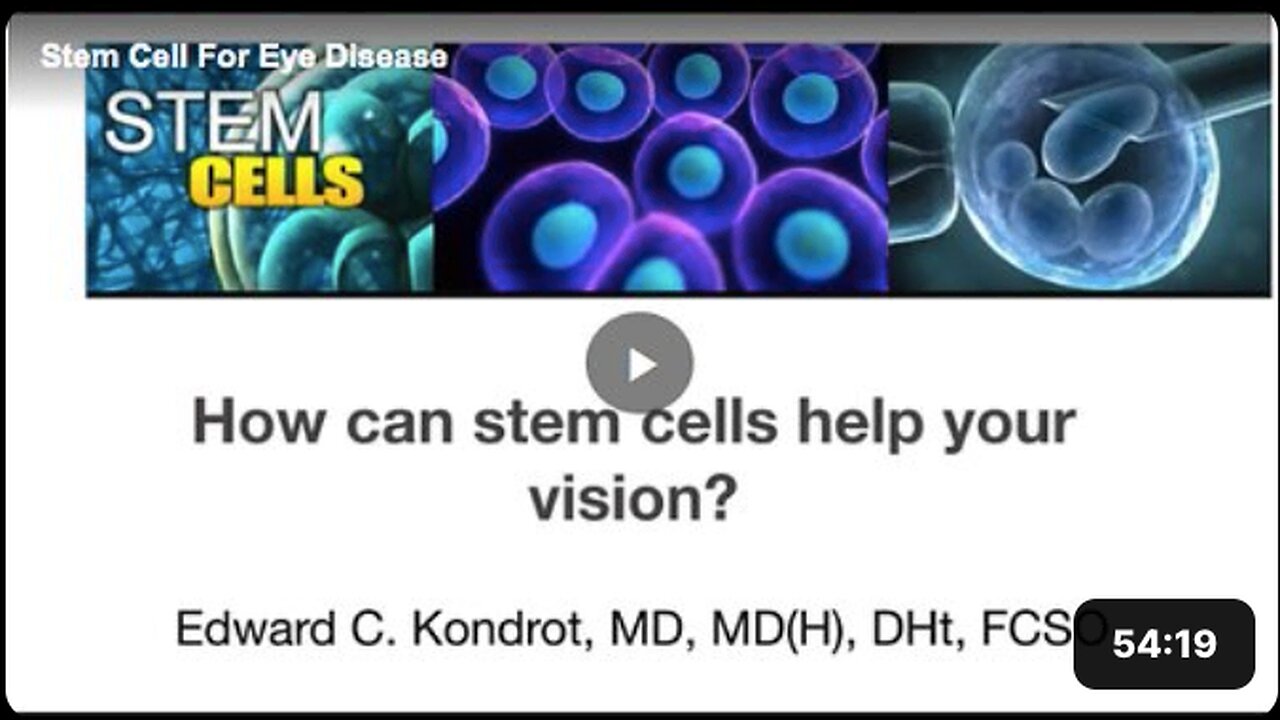 How stem cells can be used to treat eye diseases