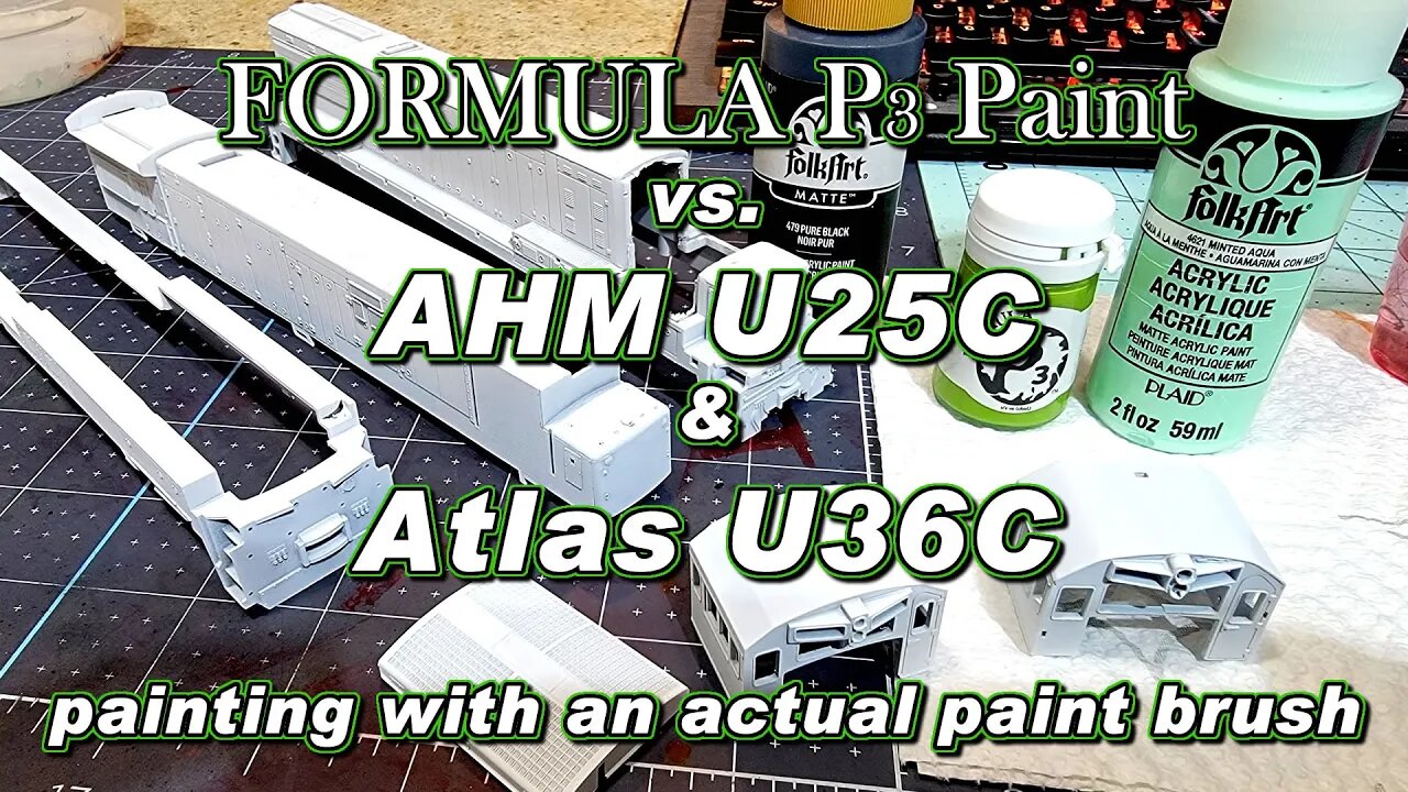 Formula P3 paint vs. Model Trains