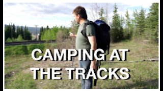 Camping By Main Rail Line