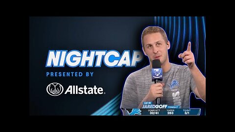 Jared Goff joins the desk to break down the Lion's ELEVENTH straight W! | 'TNF Nightcap'