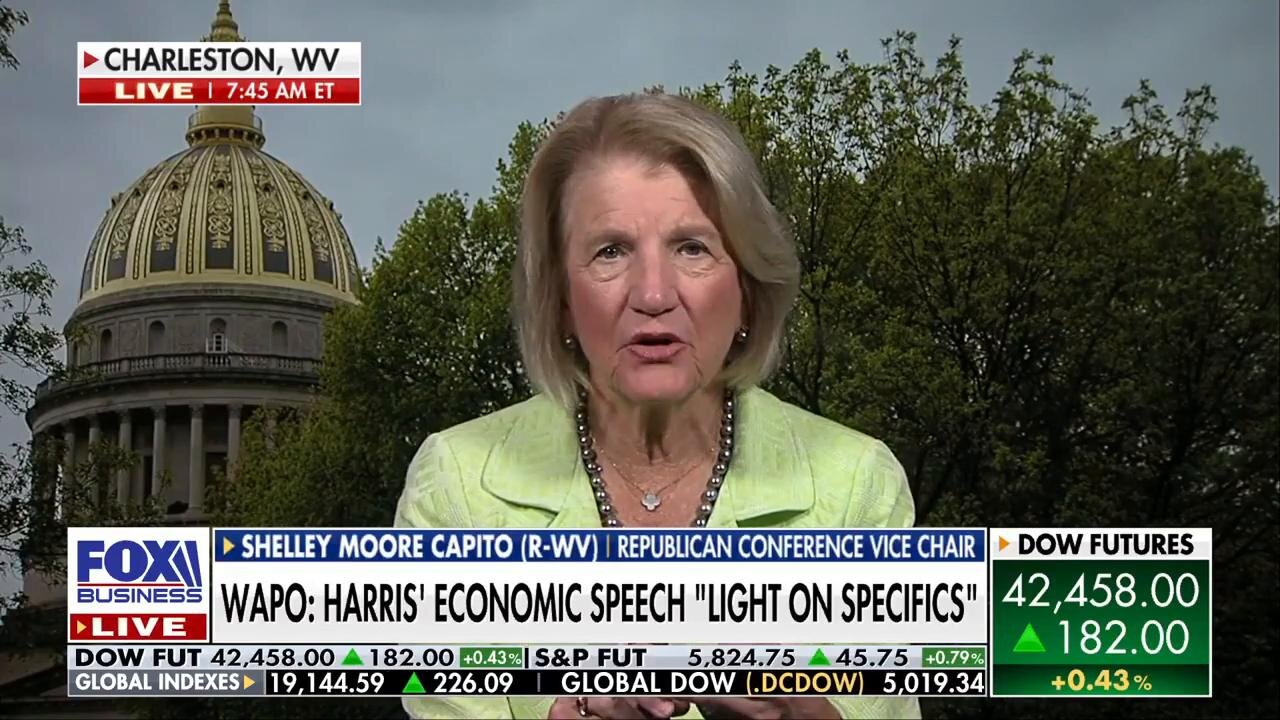 Sen. Shelley Moore Capito sees strikingly different economic plans between Trump and Harris