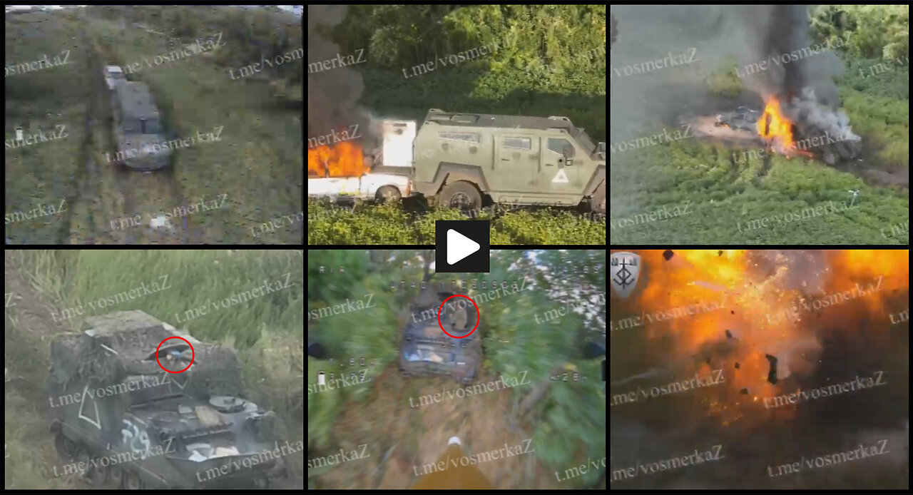 Kursk region: Russian FPV drones in "light hunting" of Ukrainian vehicles