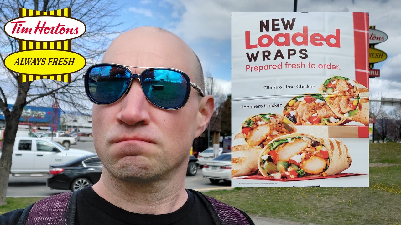 Tim Horton's New Loaded Habanero Chicken Wrap!