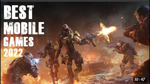 Top 10 best mobile games 2022