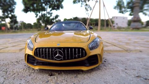 Unboxing 2019 Mercedes AMG GT R Welly FX 1 24