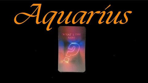 Aquarius ❓PAST PERSON RETURNS