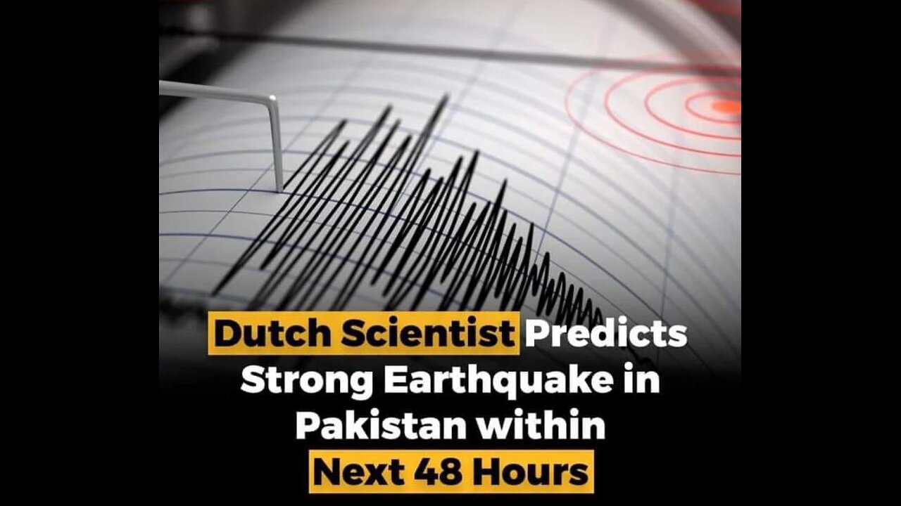 The Netherlands has predicted that in the next 48 hours, Pakistan will face earthquakes English