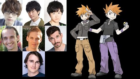 Anime Voice Comparison- Blue (Pokemon)