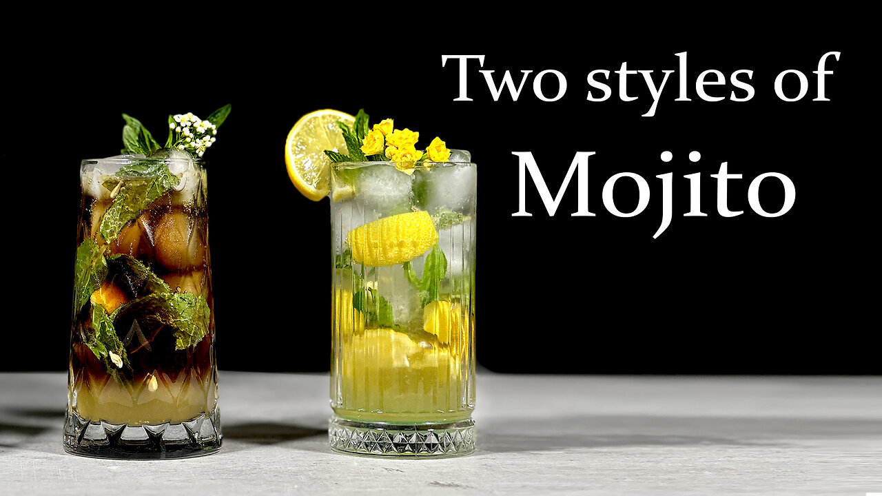 Black Mojito & Apple Mojito | How to make a different mojito