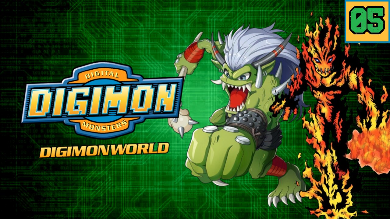 Digimon World 100% E5 - Beating Up Bandits & Meramons Meltdown