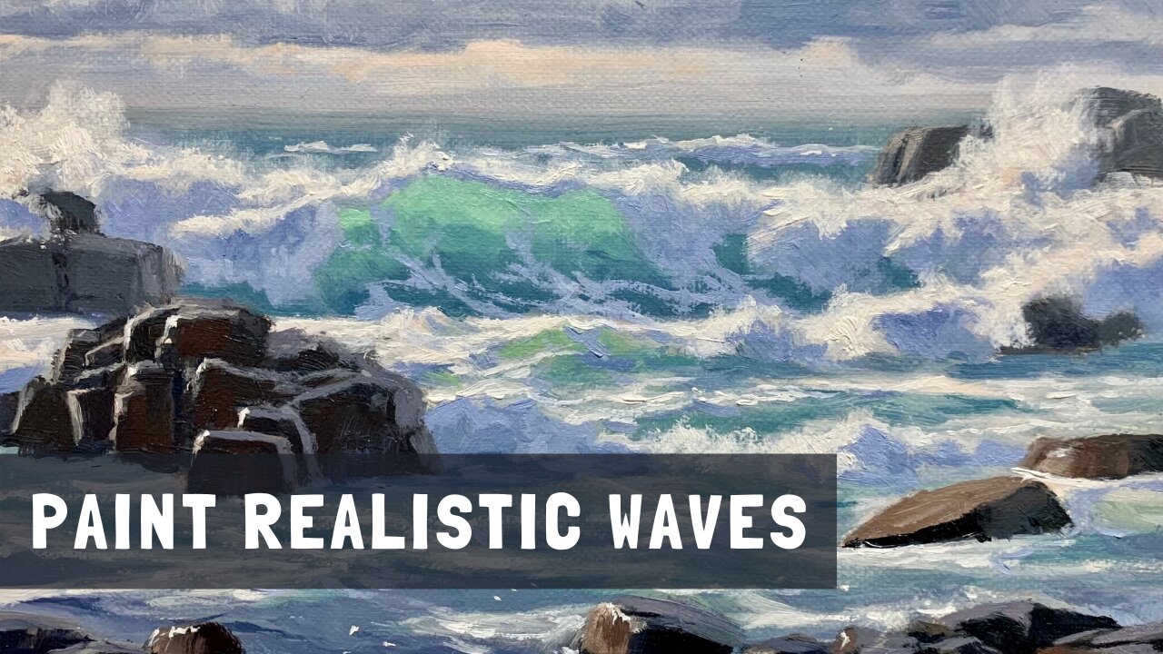 Paint REALISTIC OCEAN WAVES by Doing This!