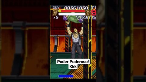 É Um Poder Muito Poderoso kkk - Final Fight 3 COOP - Snes