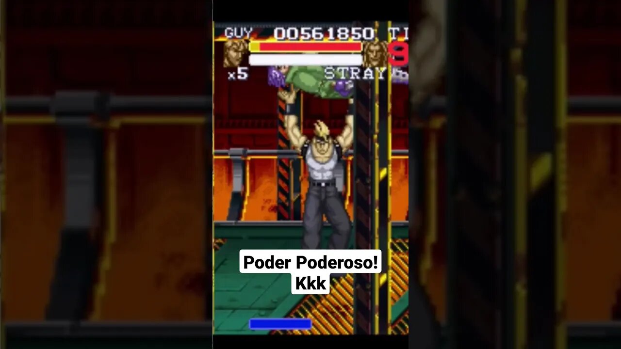 É Um Poder Muito Poderoso kkk - Final Fight 3 COOP - Snes