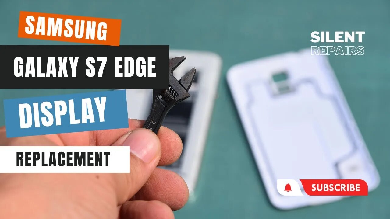 Samsung Galaxy S7 Edge | Screen repair | Diusplay replacement | Repair video