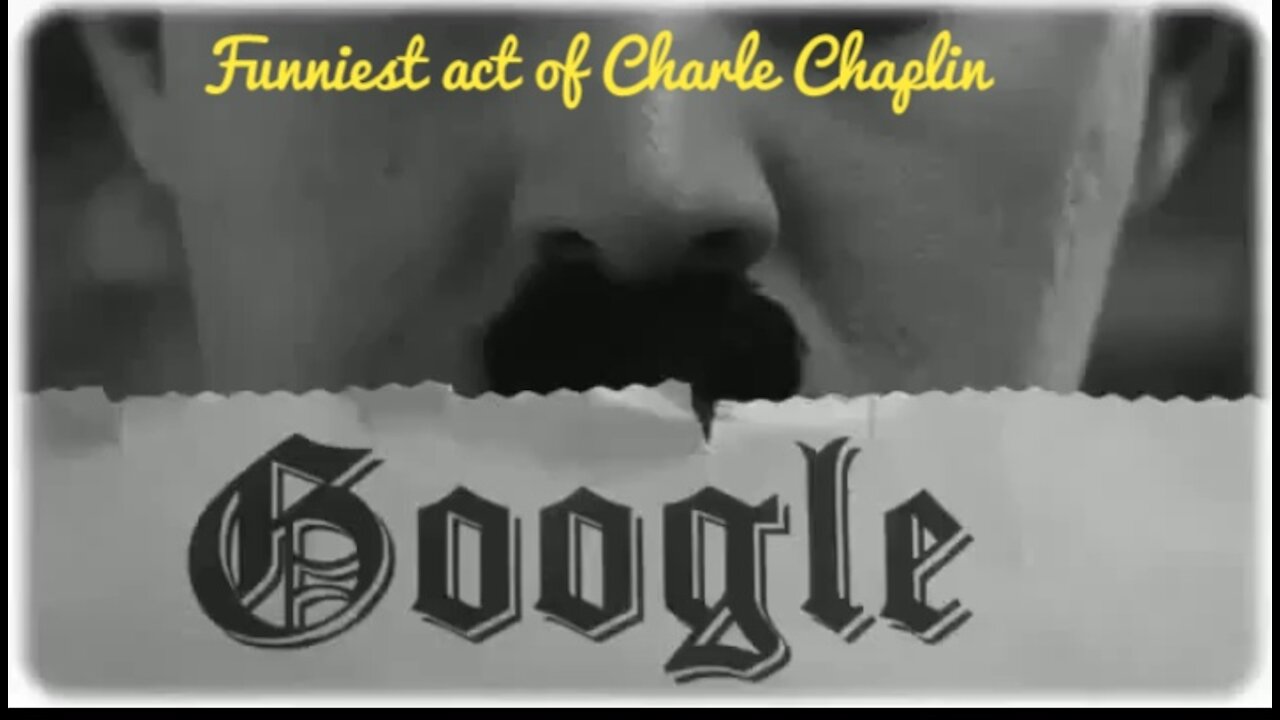 Very funny video of Charlie Chaplin.