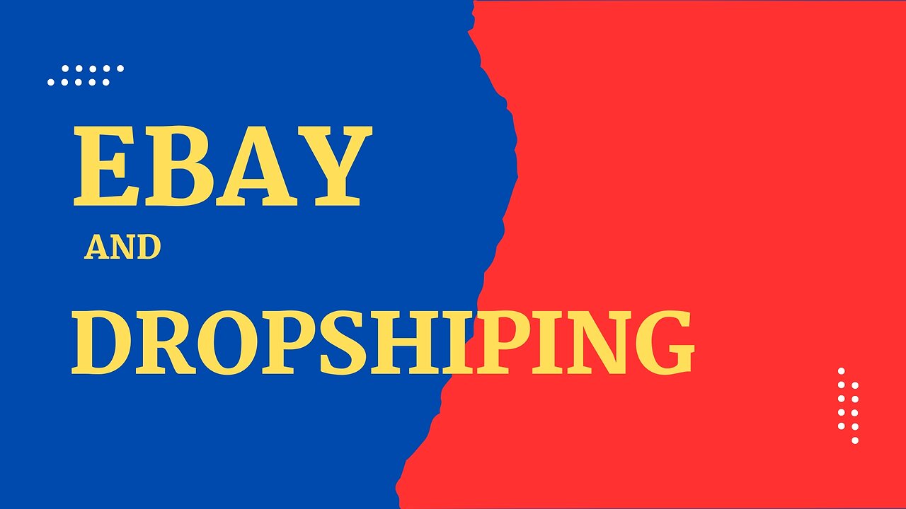 EBAY AND DROPSHIPING