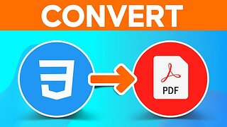 How To Convert HTML To PDF (2023)