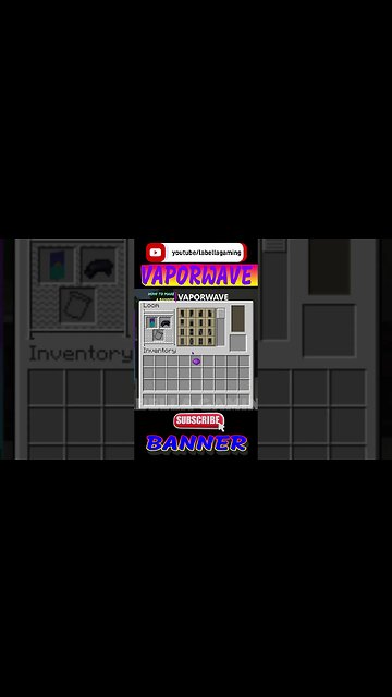 Vaporwave Banner| Minecraft